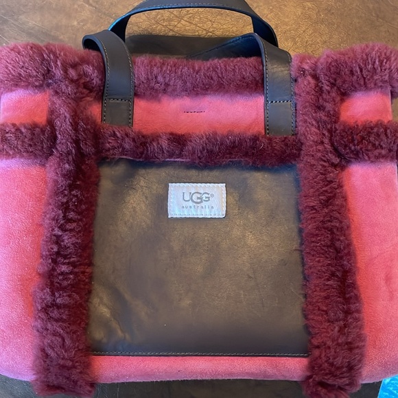 UGG handbag Grab Bag suede and sheepskin Like New - Picture 16 of 16